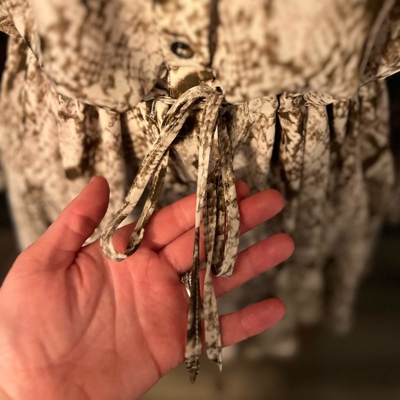 Boutique Snakeskin Print Dress - Picture 4 of 4